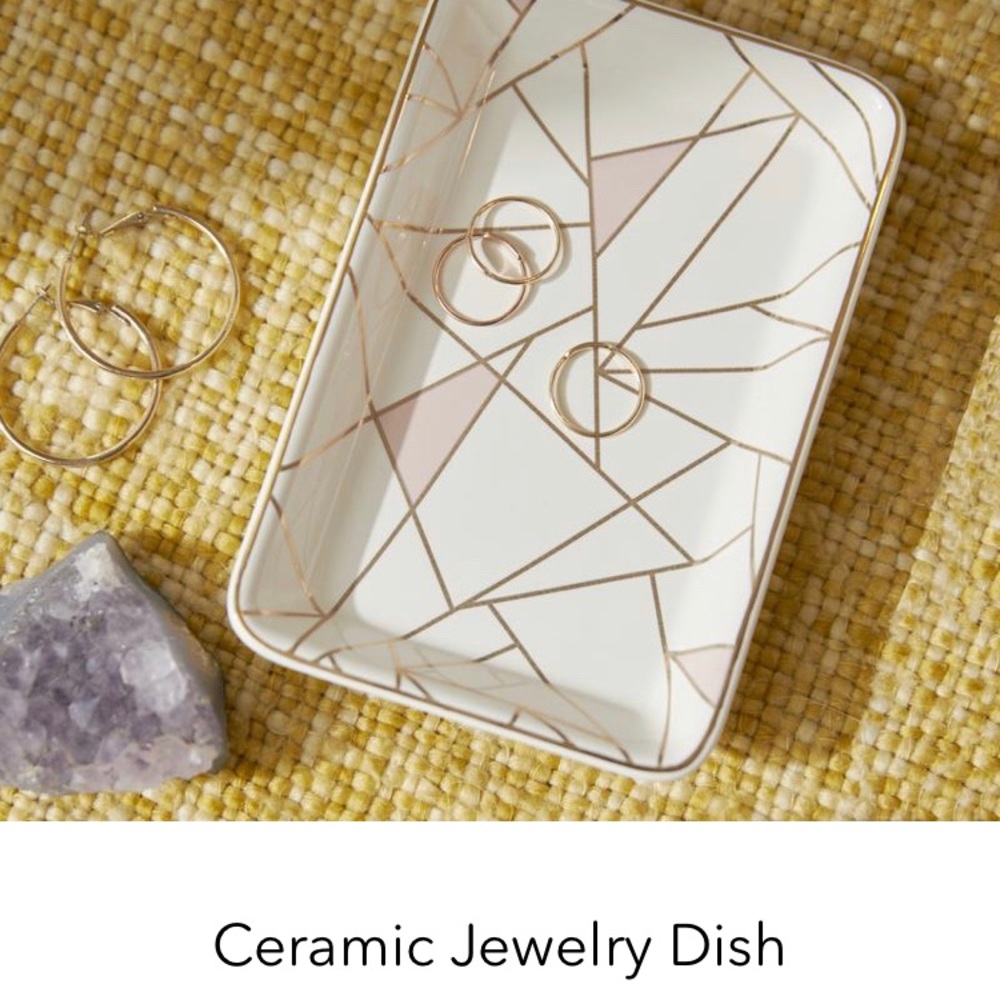Ceramic Dish & Roll on Fragrance Combo